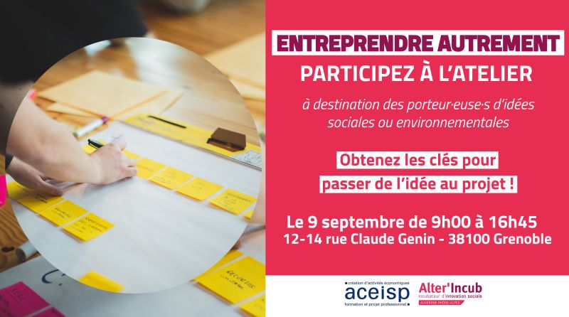 Atelier « Entreprendre autrement » à Grenoble