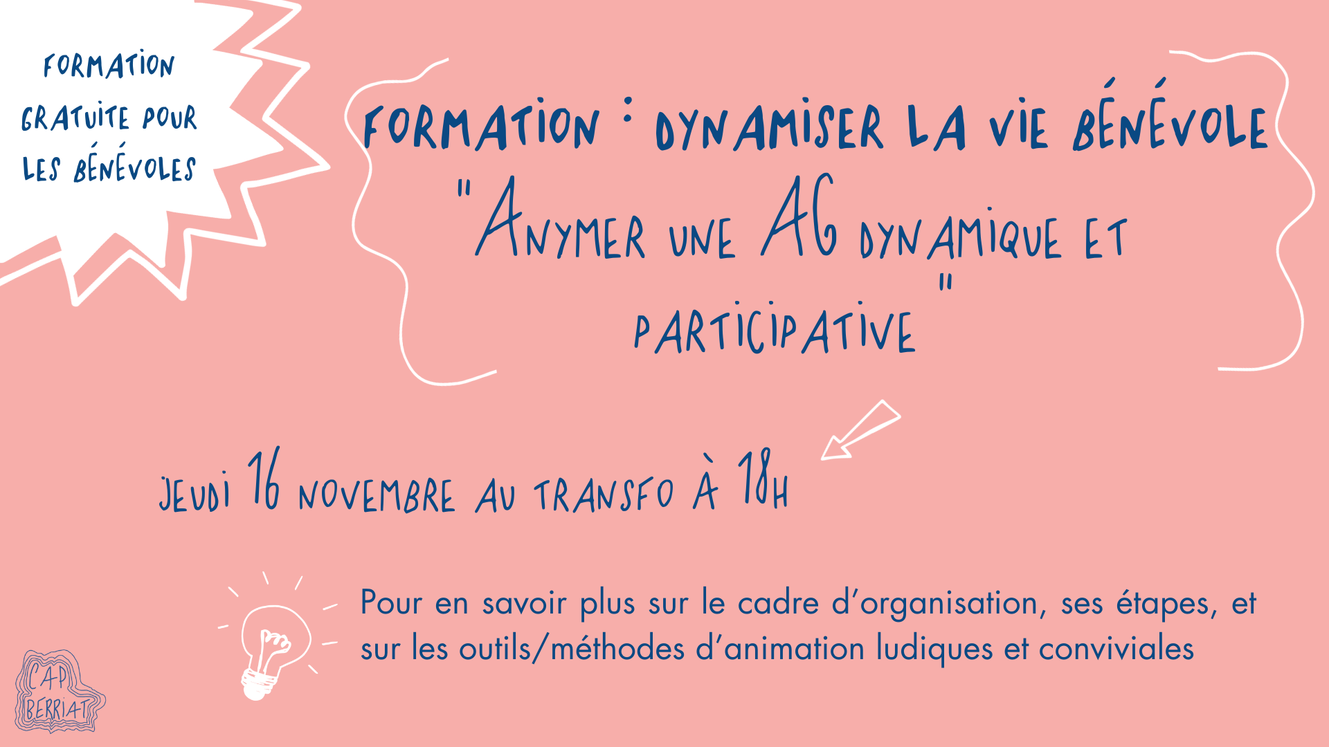 Formation gratuite « Animer une AG dynamique et participative »