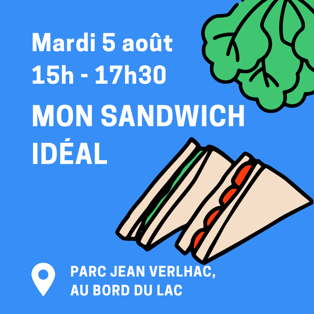 Atelier Cuisine – Mon sandwich idéal