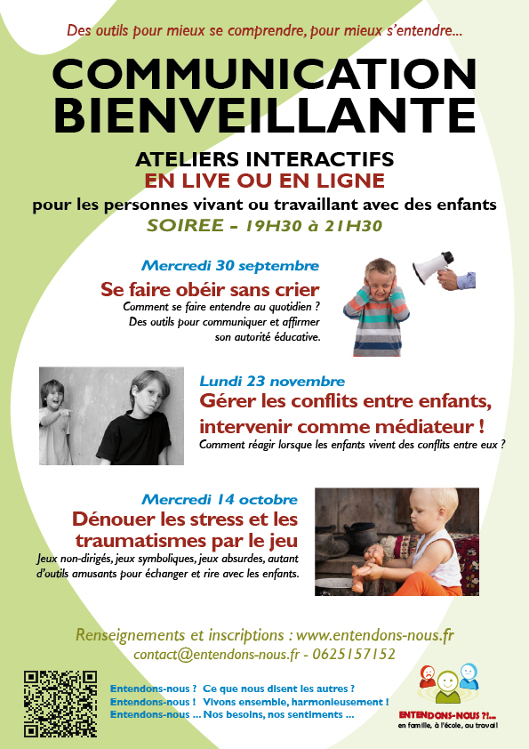 Gérer les conflits entre enfants, Intervenir comme médiateur ! – Atelier intéractif