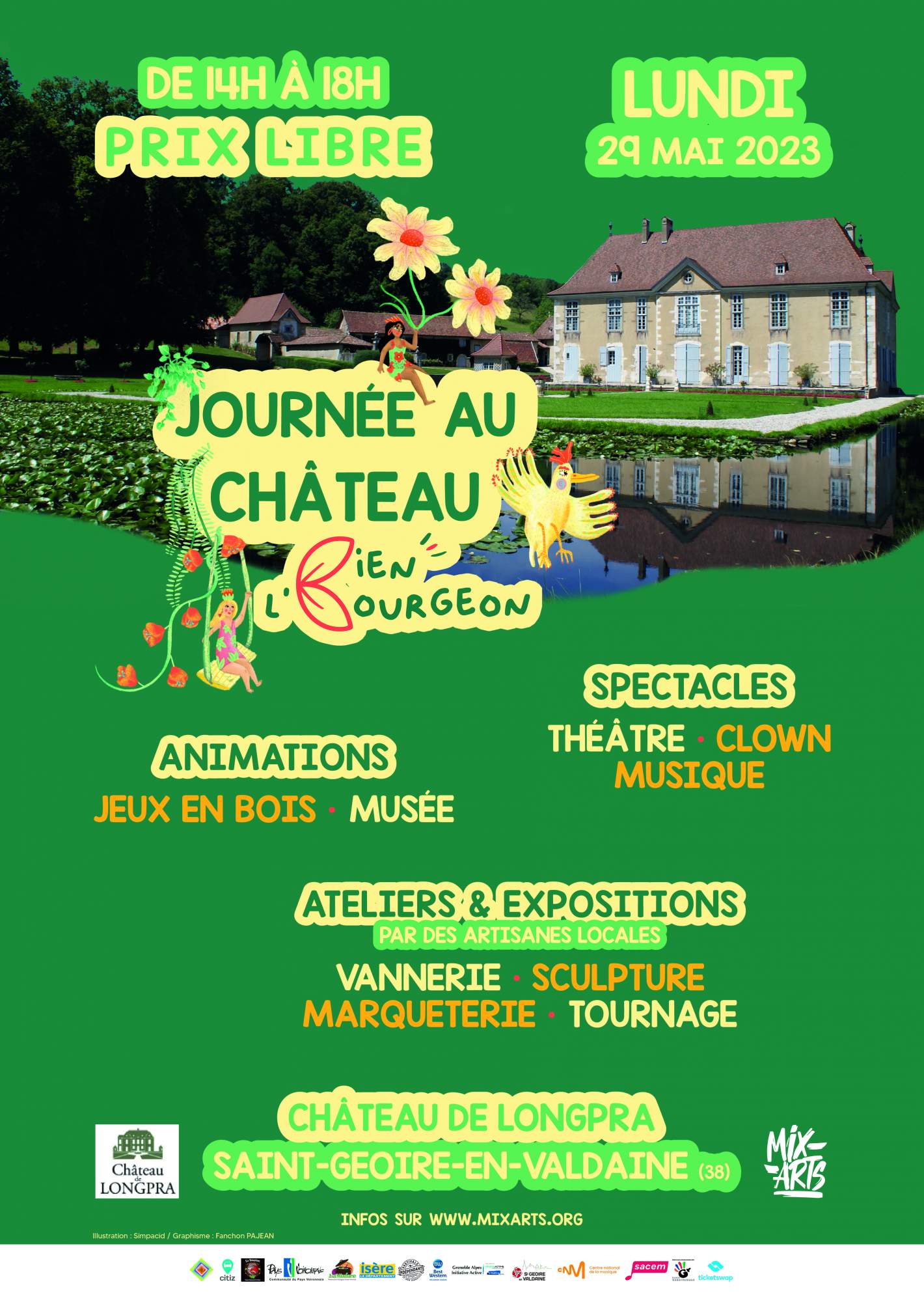 Journée Château de Longpra – Festival Bien l&rsquo;Bourgeon 29/05