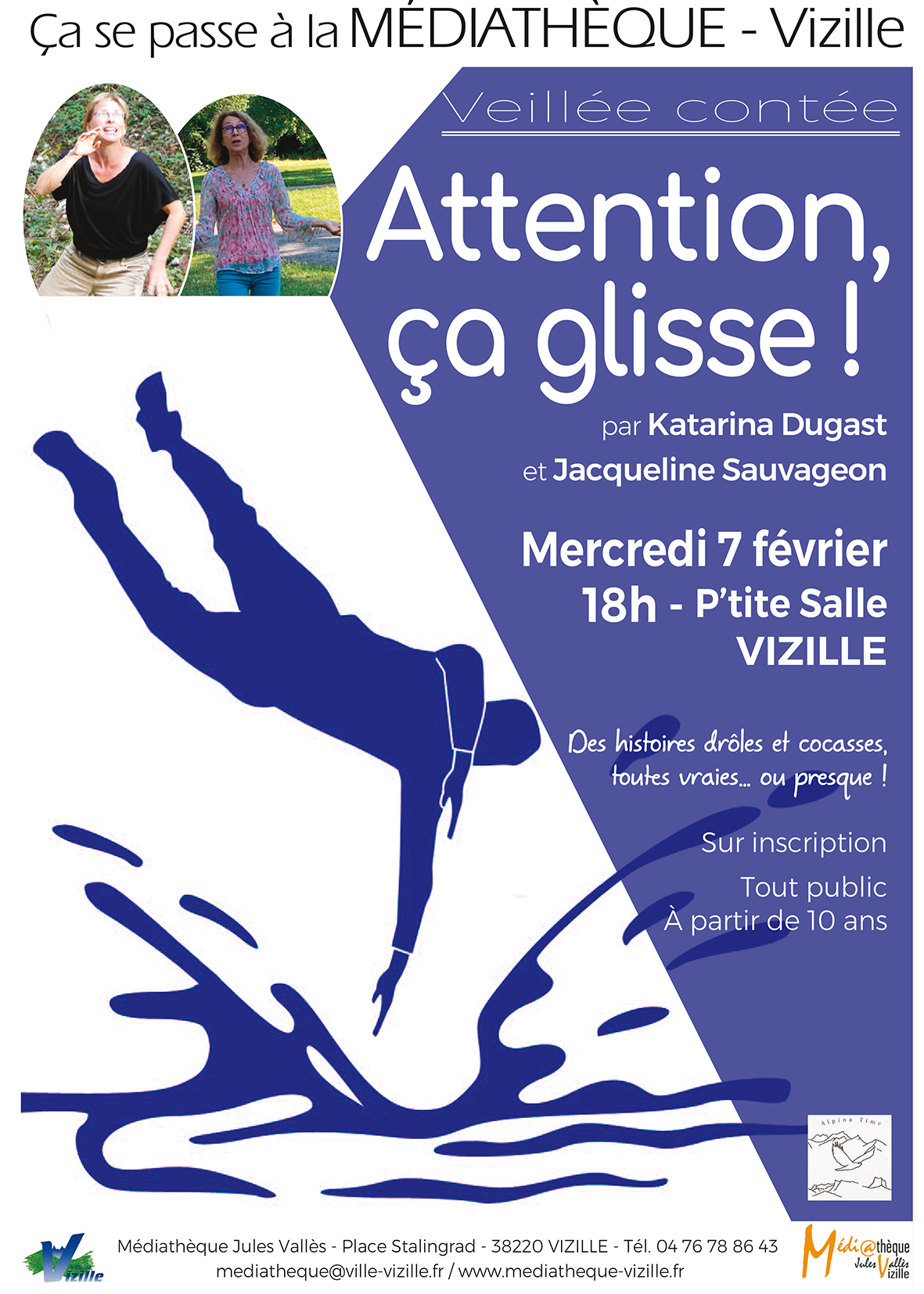 Attention, ça glisse ! Spectacle de contes +10 ans