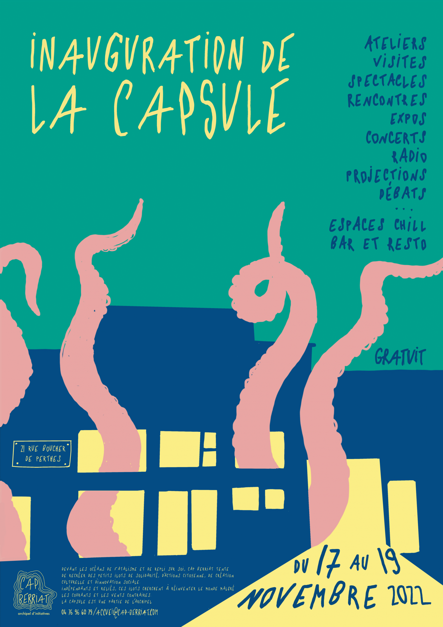 Inauguration de la Capsule de Cap Berriat – Tiers-lieu dédié à la Jeunesse, la Culture et l&rsquo;ESS