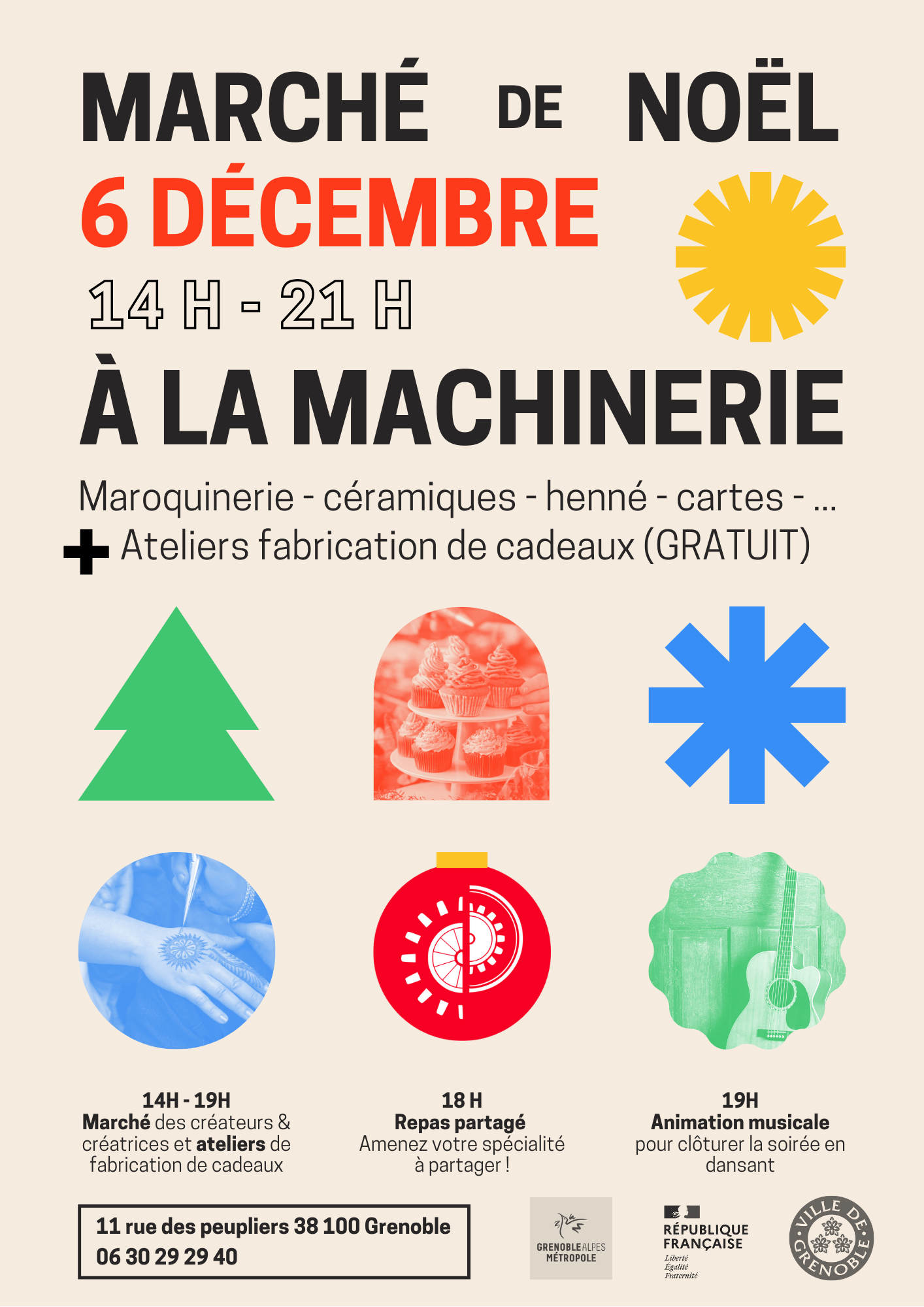 Marché de Noël local