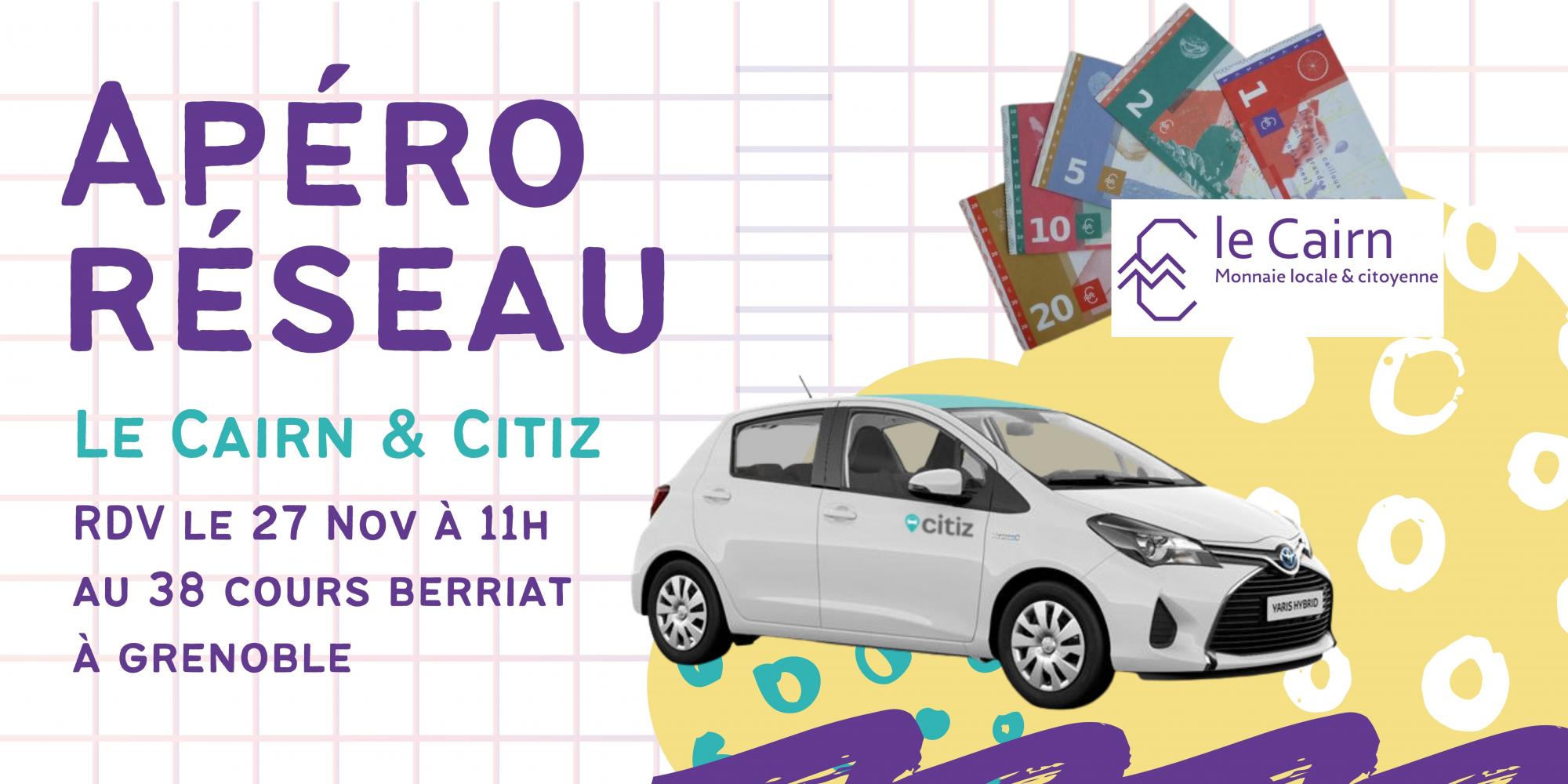 Mois ESS 2021 : Apéro réseau Citiz et Le Cairn