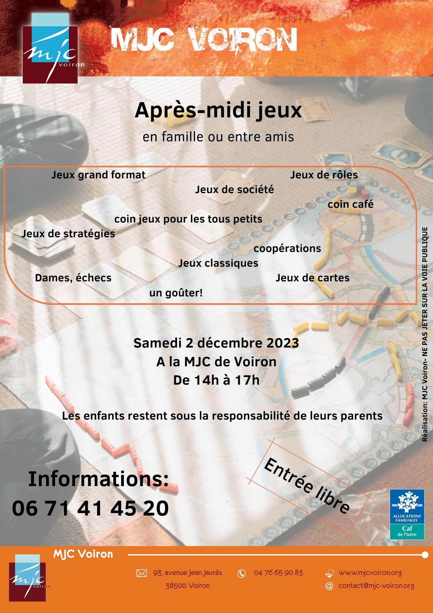 Après-midi jeux de société