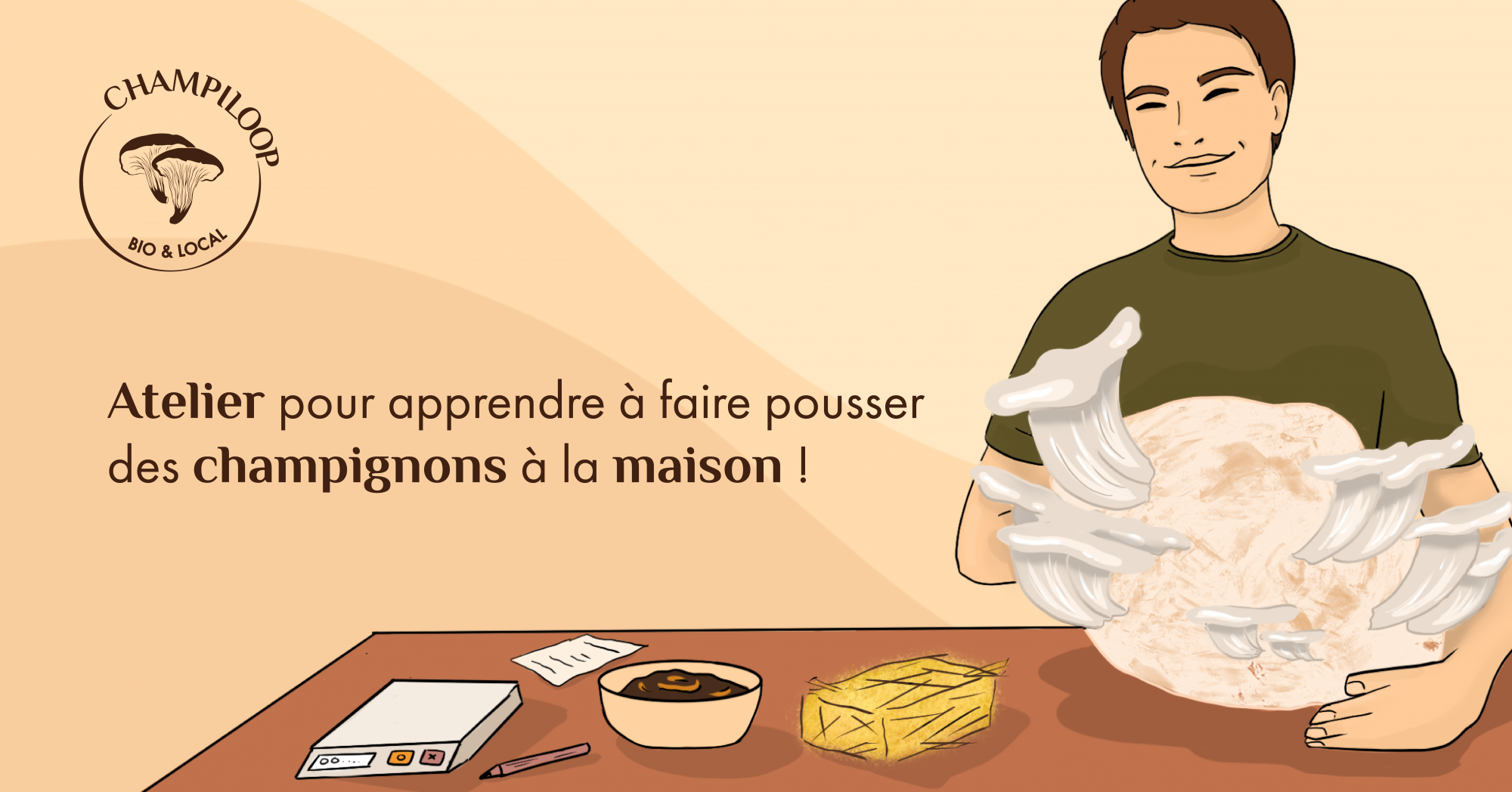 Atelier Faire pousser ses champignons chez soi (Session 3)