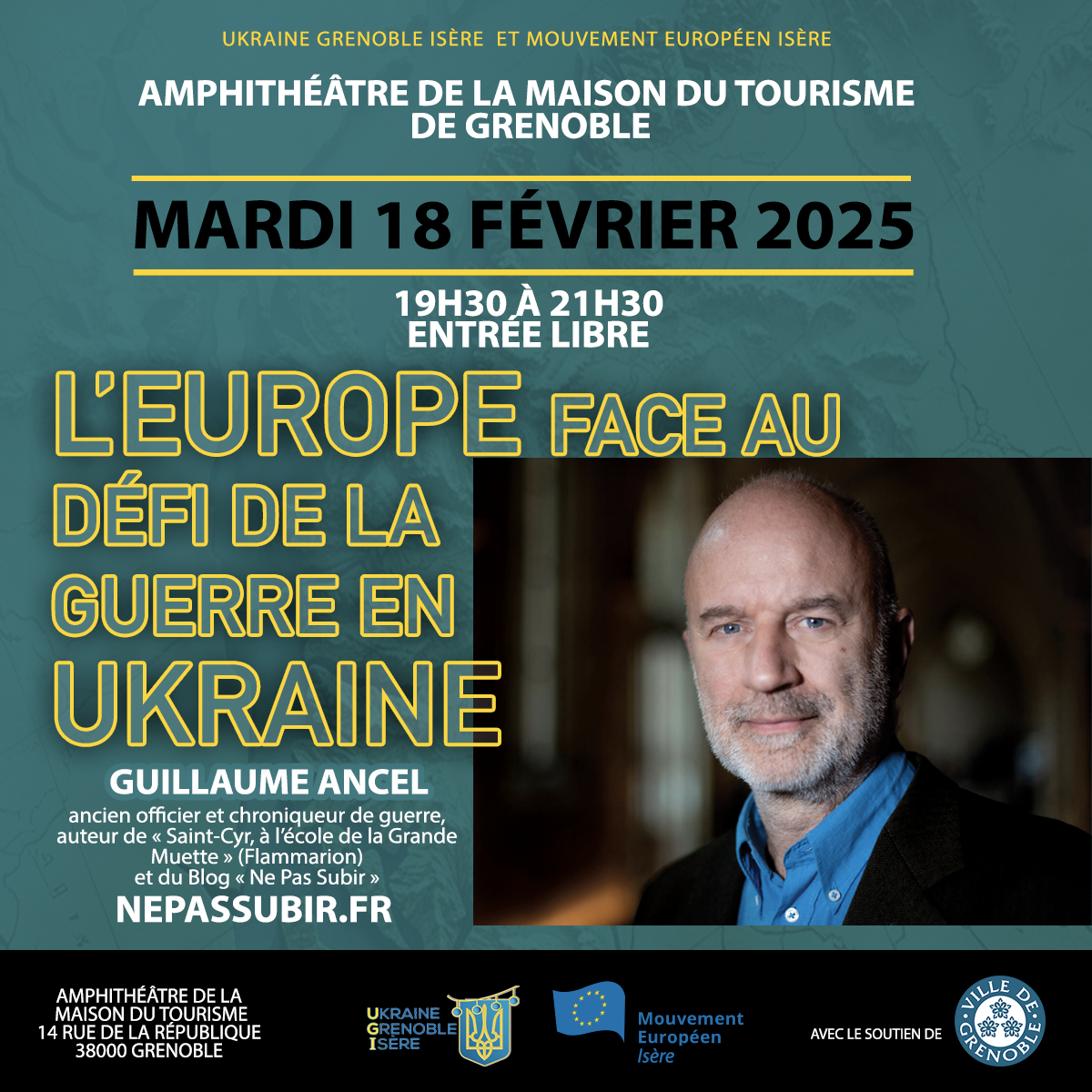 Guillaume Ancel – l&rsquo;Europe face au défi de la guerre en Ukraine