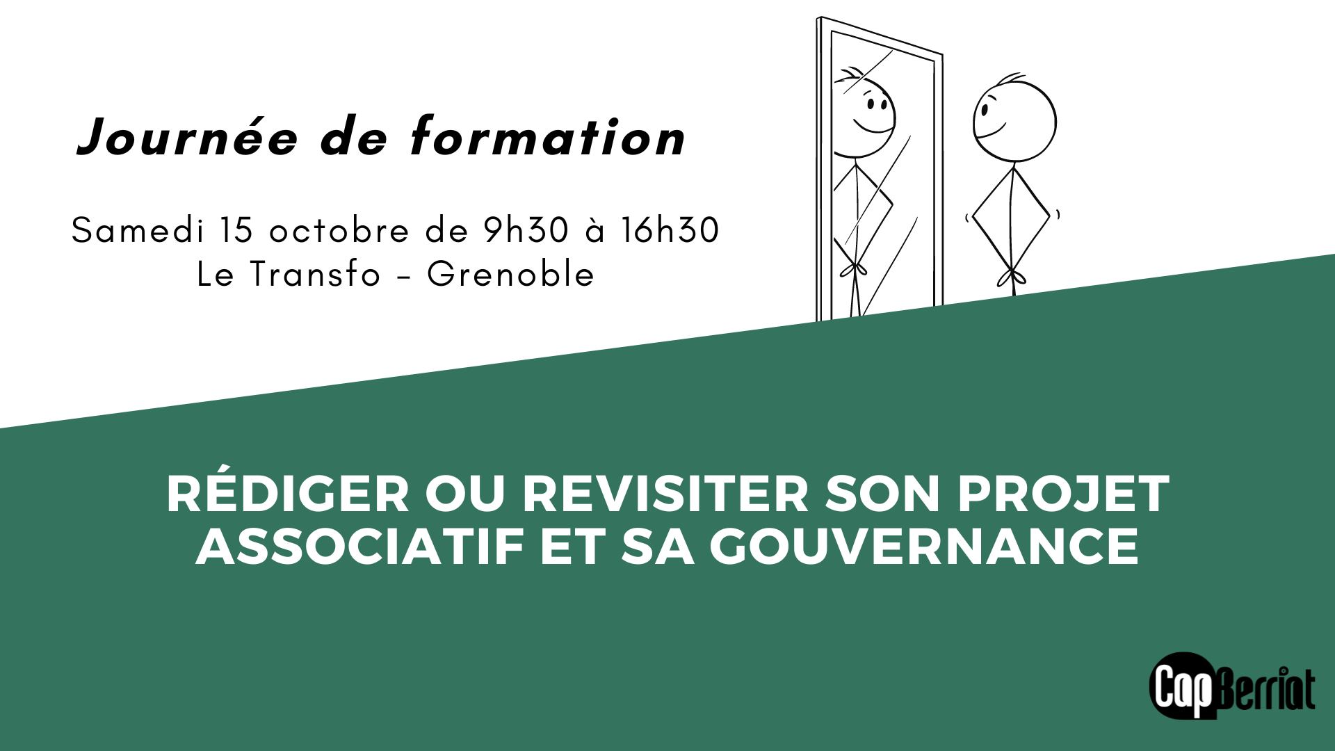 Cap Berriat – Formation gratuite « Rédiger ou réviser son projet associatif et sa gouvernance»