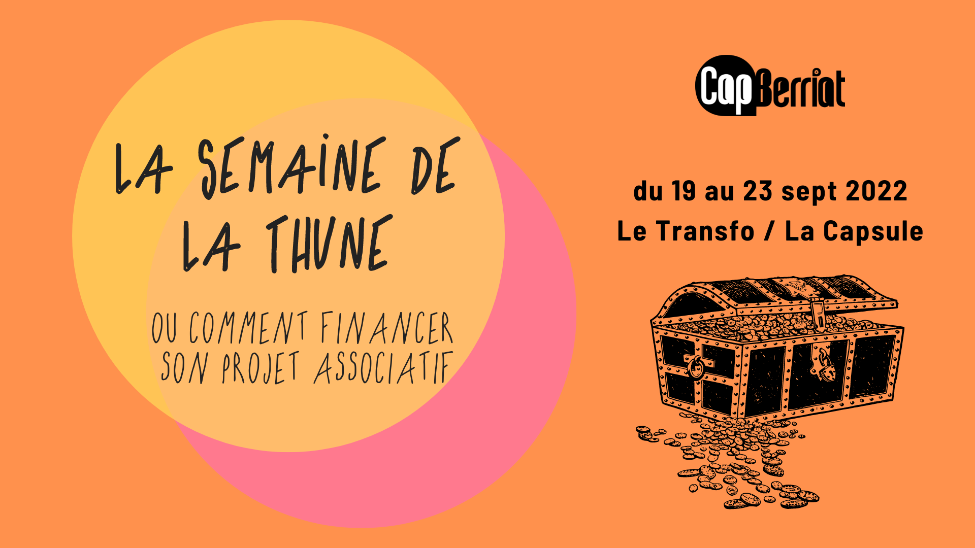 Cap Berriat « Semaine de la thune » – Atelier « Ecriture de dossier de subvention »
