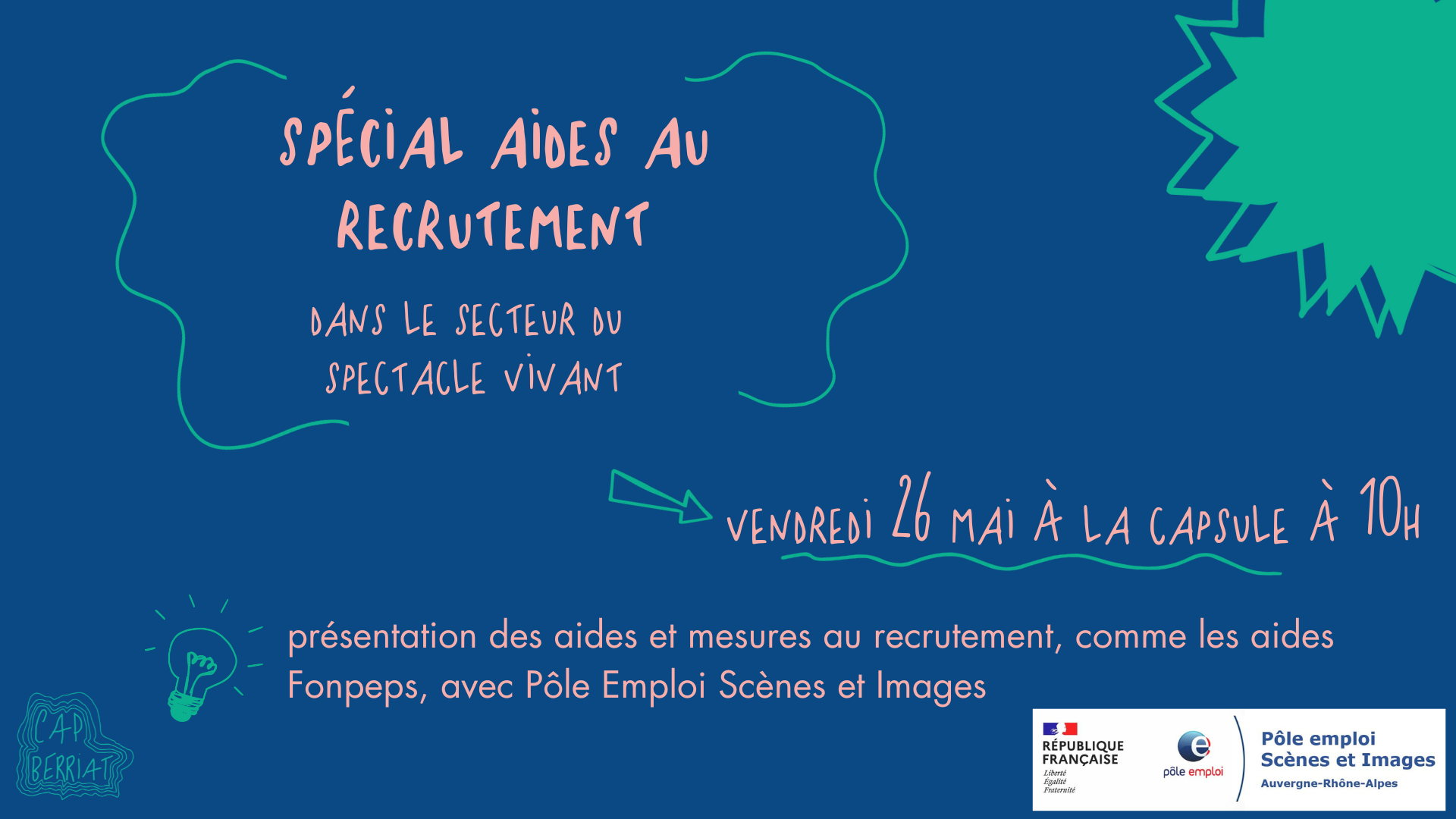 Matin malin – Aides au recrutement (secteur du spectacle vivant)