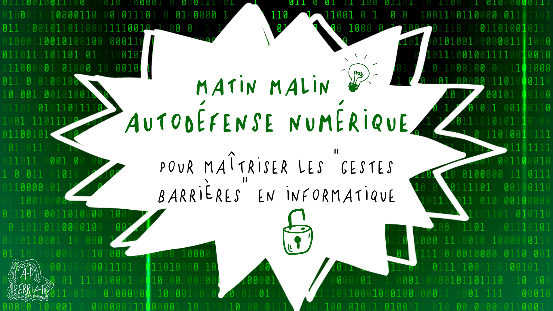 Matin Malin Autodéfense numérique – Grésille + Cap Berriat