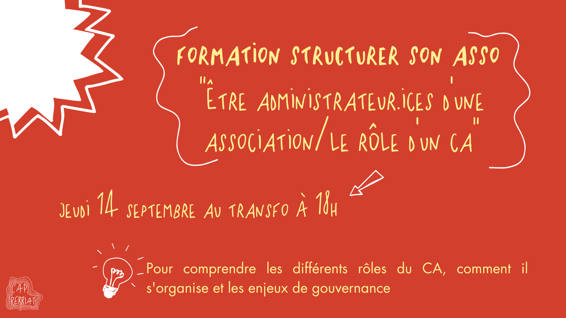 Formation gratuite « Le rôle d&rsquo;un CA »
