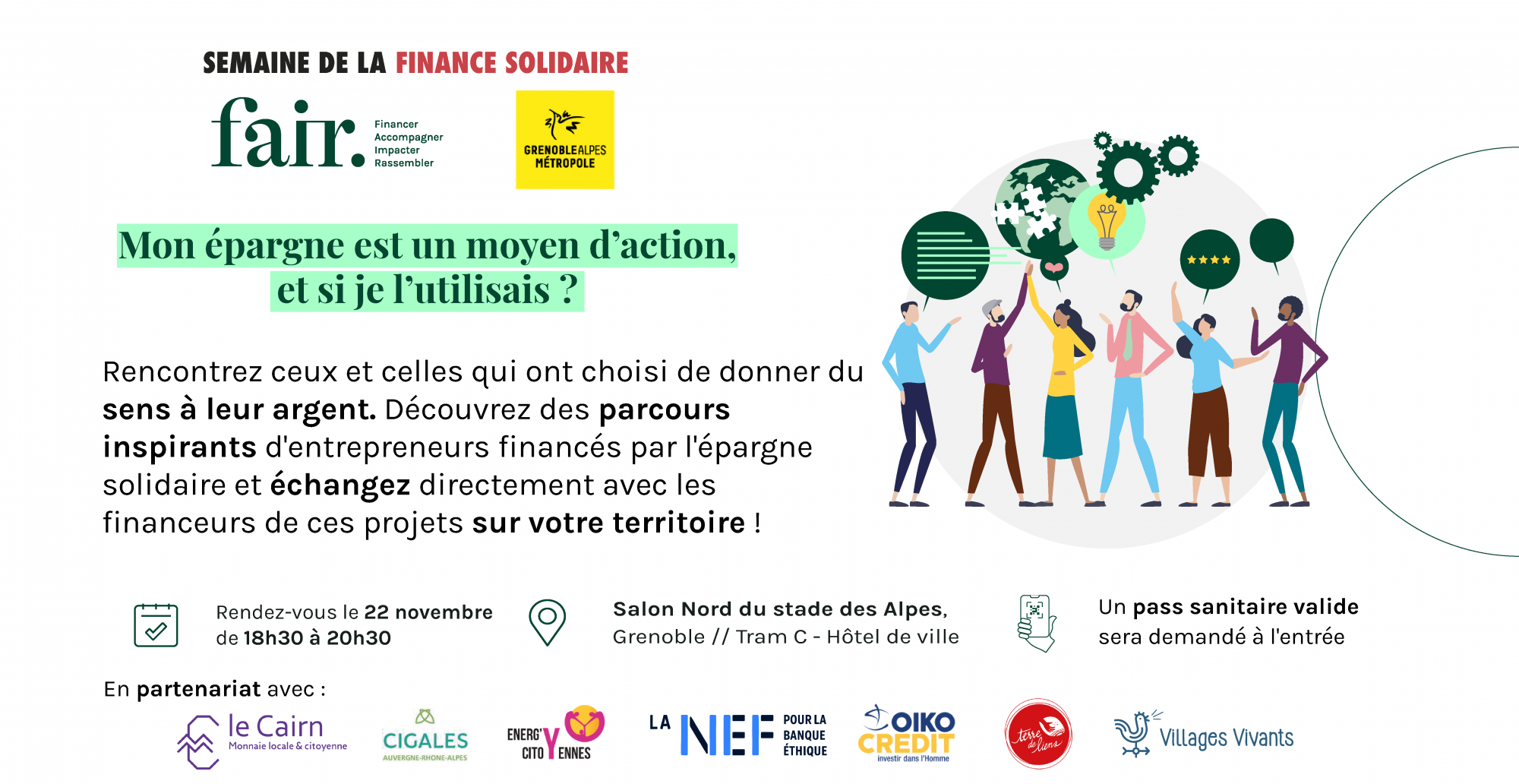 Mon épargne est un moyen d&rsquo;action et si je l&rsquo;utilisais ? – Grenoble (38)