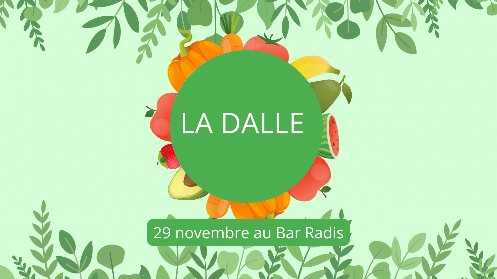Fête d&rsquo;ouverture de la DALLE le 29 novembre