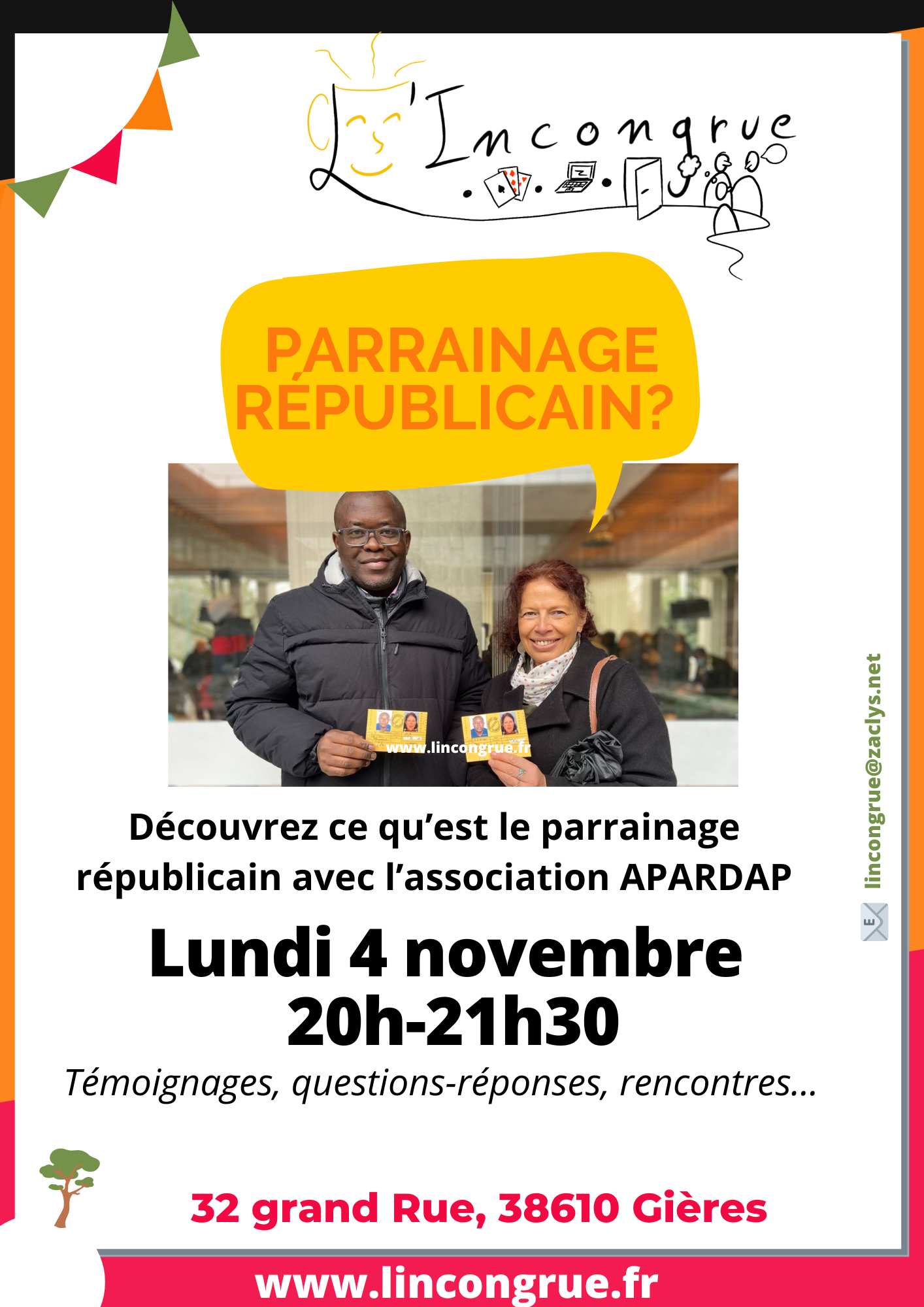 Soirée Discusson du Parrainage républicain