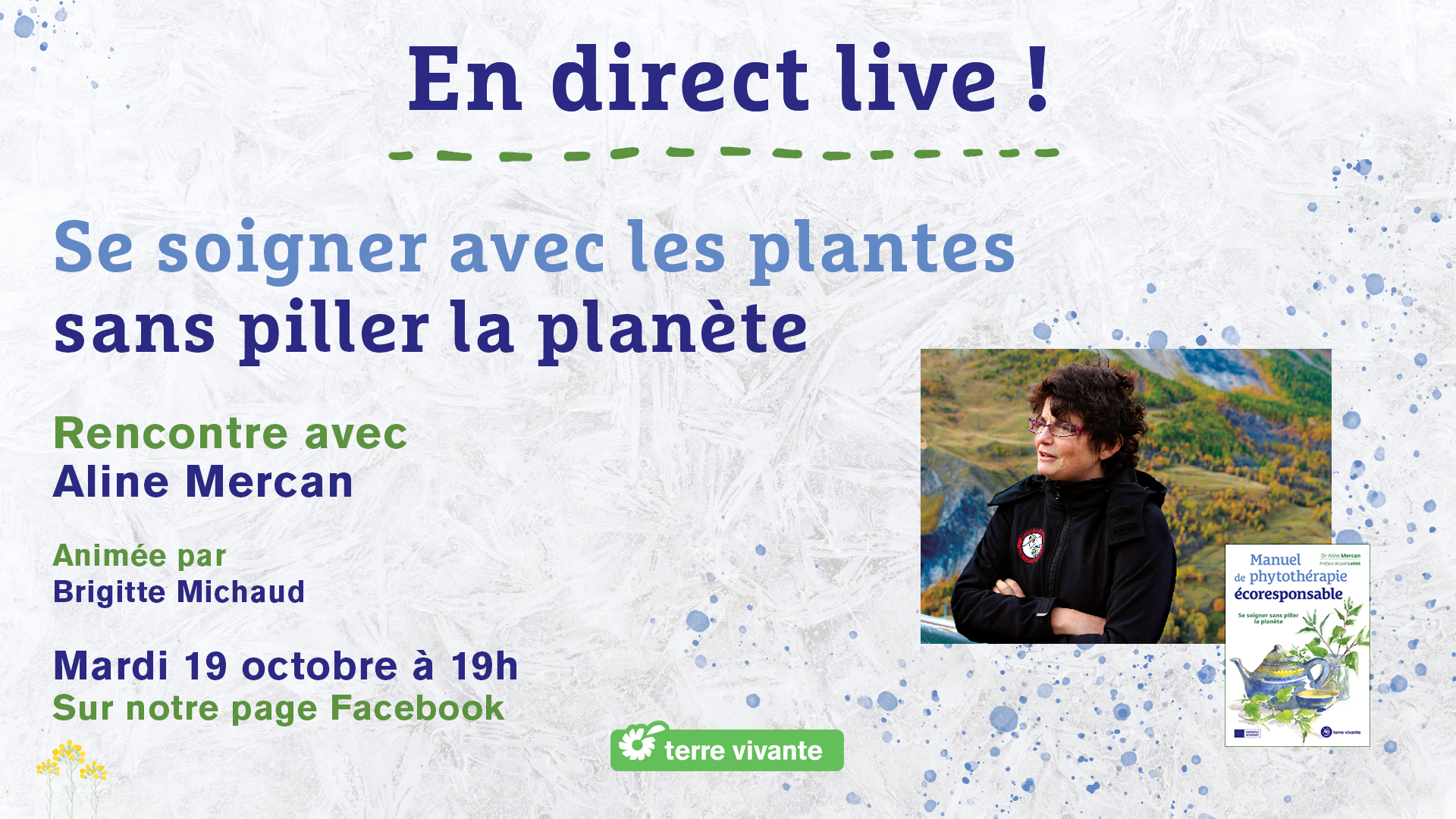 Live Facebook « Se soigner avec les plantes sans piller la planète »
