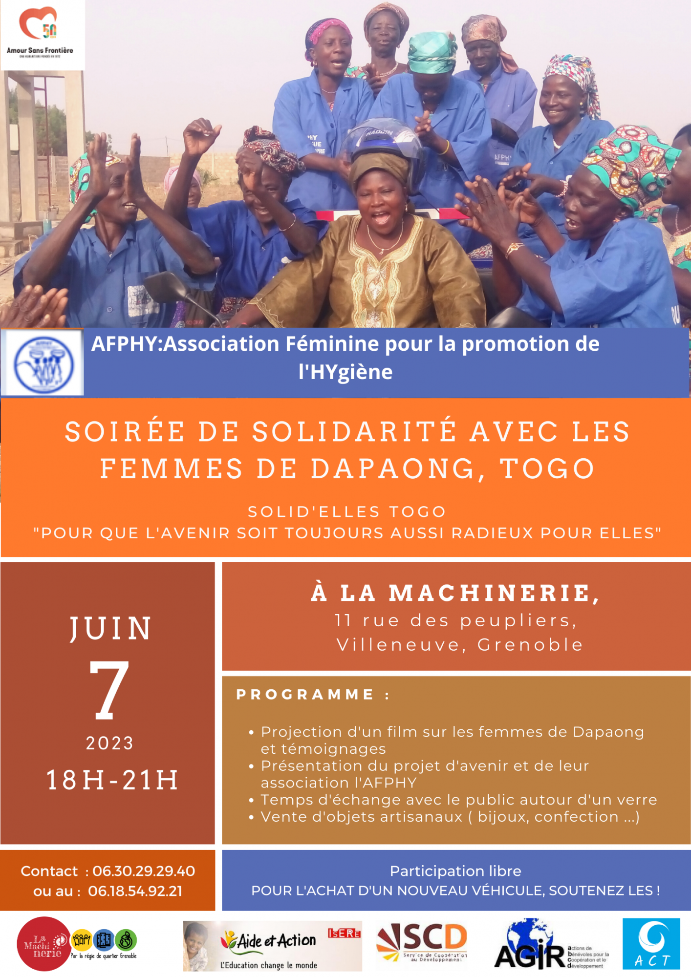 Soirée de Solidarité avec les femmes de Dapaong