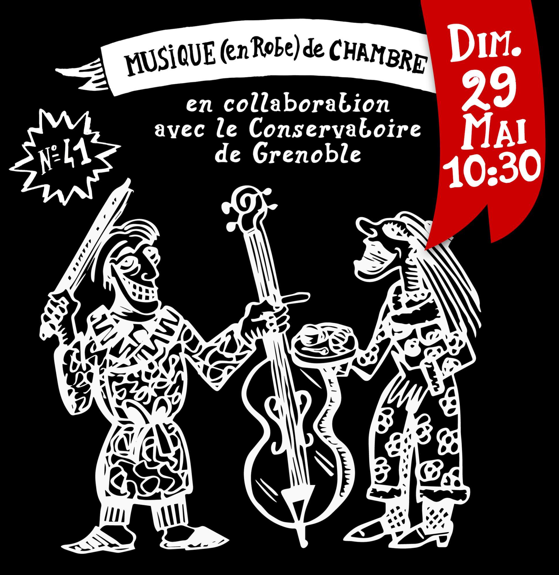 Musique (en robe) de Chambre N°41 à la Salle Noire de Grenoble