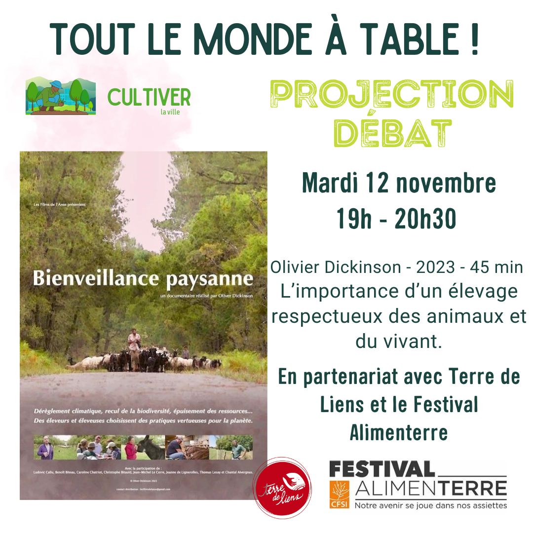 Projection-débat « Bienveillance paysanne »