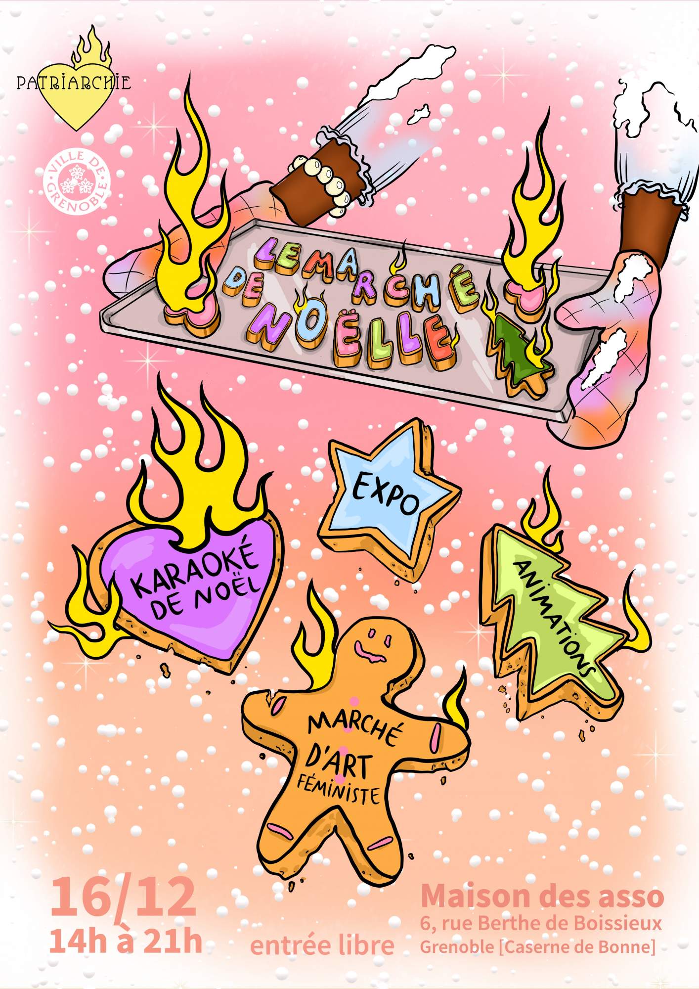 Le marché de Noëlle de Patriarchie
