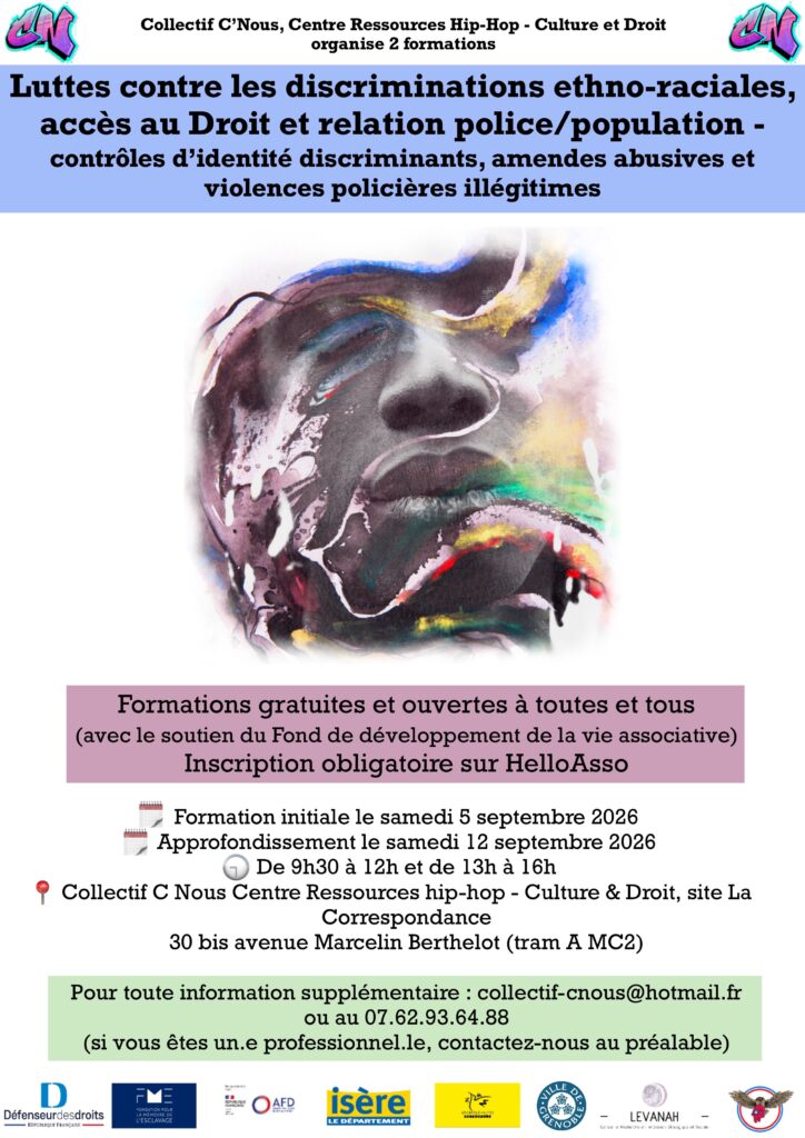 Formations luttes contre les discriminations ethno-raciales, accès au Droit et relation police/population