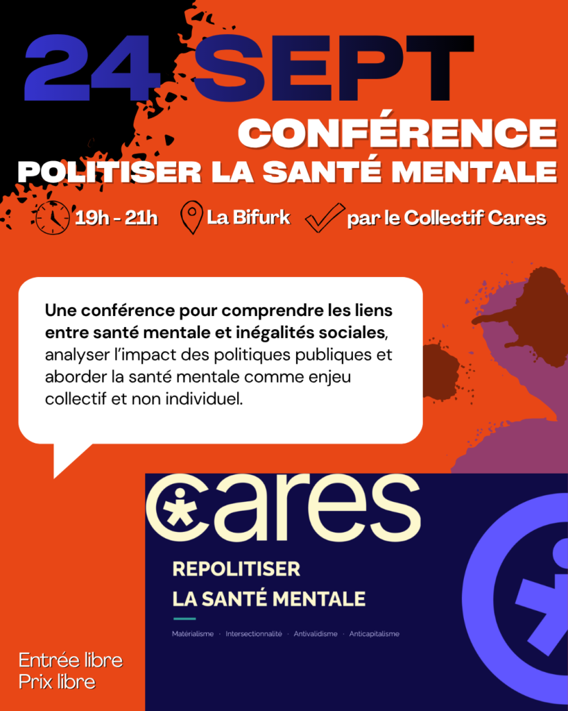 Conférence – Politiser la santé mentale