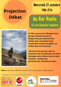 Projection Débat : « Etre(s) Vivants, interroger nos liens »