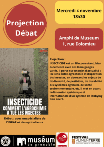 Projection-Débat : « Insecticide – comment l’agrochimie a tué les insectes »