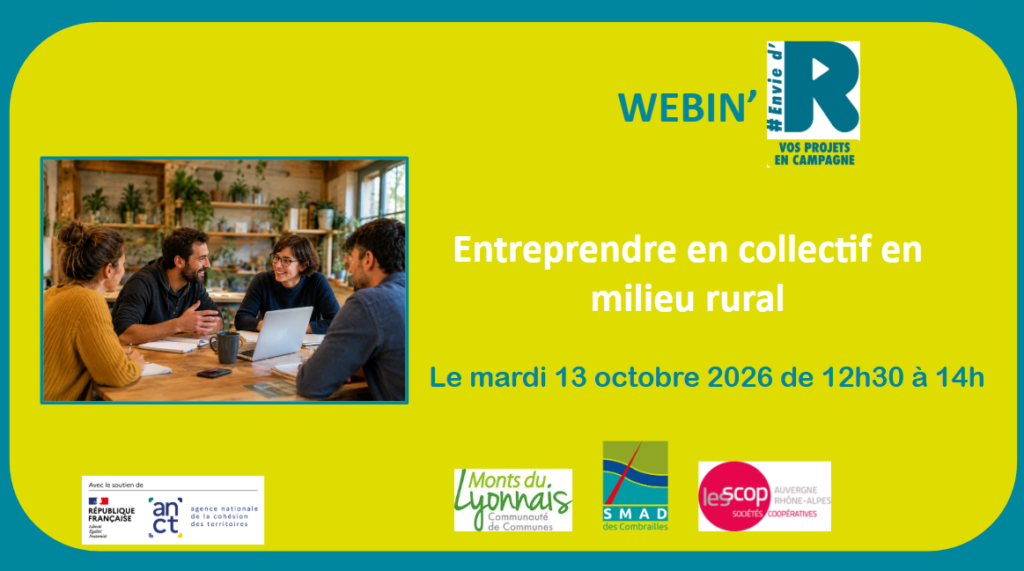 Webinaire « Entreprendre en collectif en milieu rural »