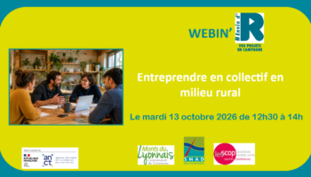 Webinaire « Entreprendre en collectif en milieu rural »
